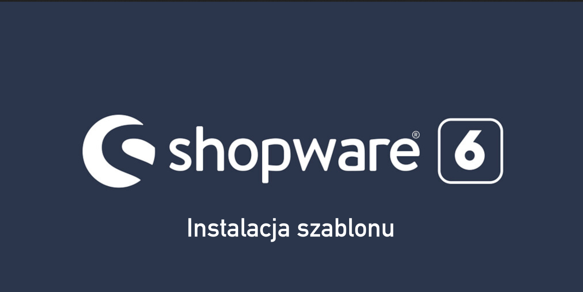 Instalacja szablonu shopware